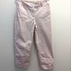 5/$20 *💫 Jones New York Pink Textured Stripe Crop Pants